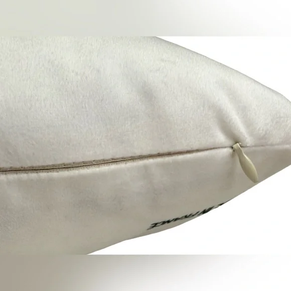 World Traveler Collection NWT Stunning Cream & Browns Velour 16” x 16” Pillow - Picture 5 of 8